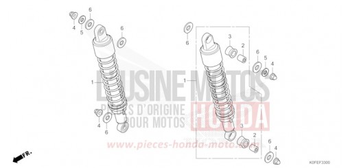 KISSEN, HINTEN Z125MAN de 2022